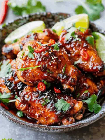 Sticky Sweet Chili Chicken Thighs