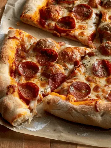 Stuffed Crust Pepperoni Pizza