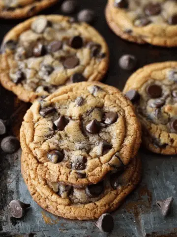 Thin & Chewy Chocolate Chip Cookies