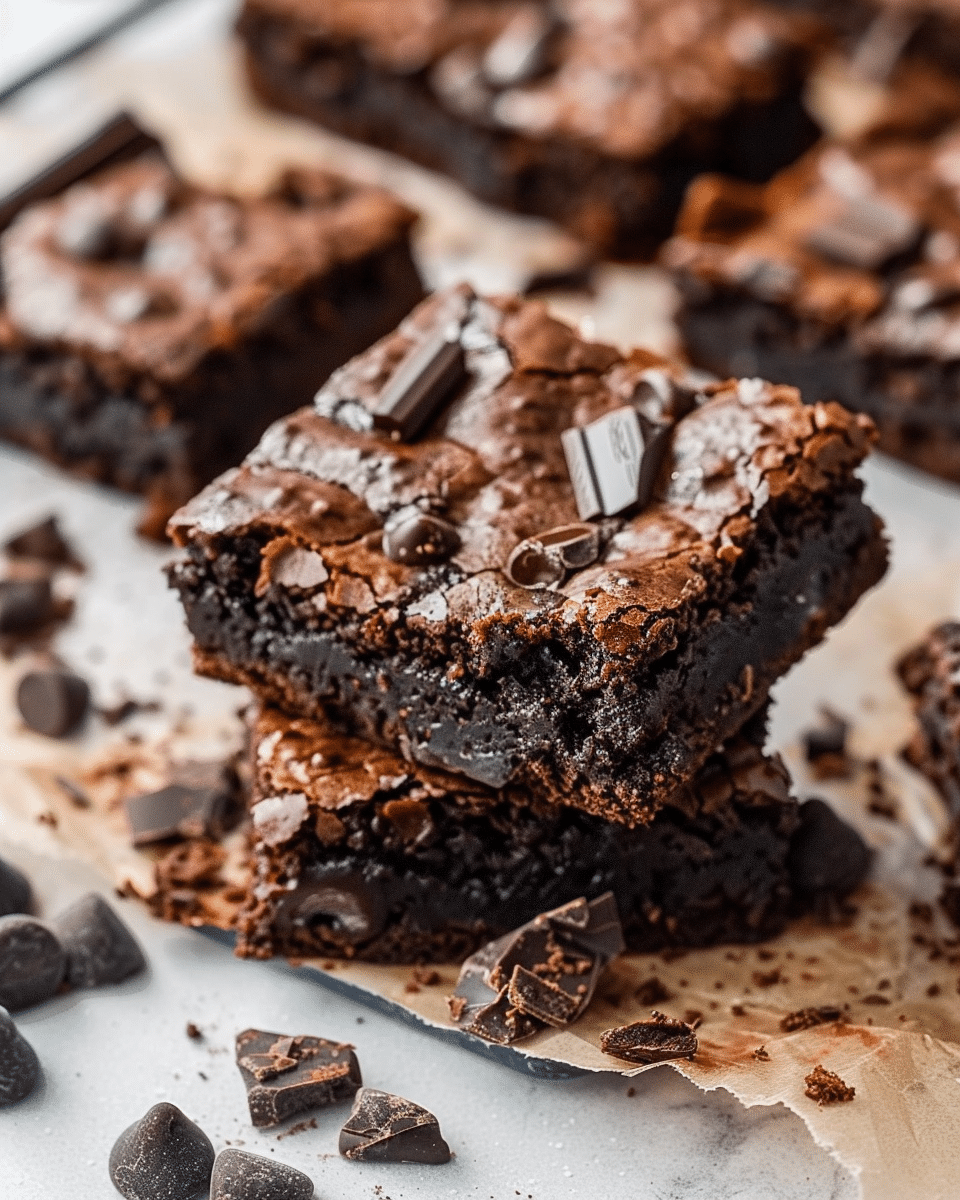 Triple Chocolate Brownies