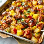 Tropical Hawaiian Chicken Sheet Pan