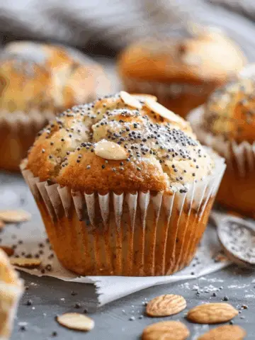 Almond Poppy Seed Muffins