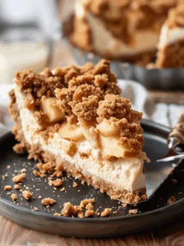 Apple Crumble Cheesecake