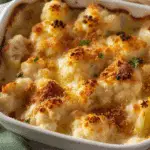 Baked Cheddar Cauliflower