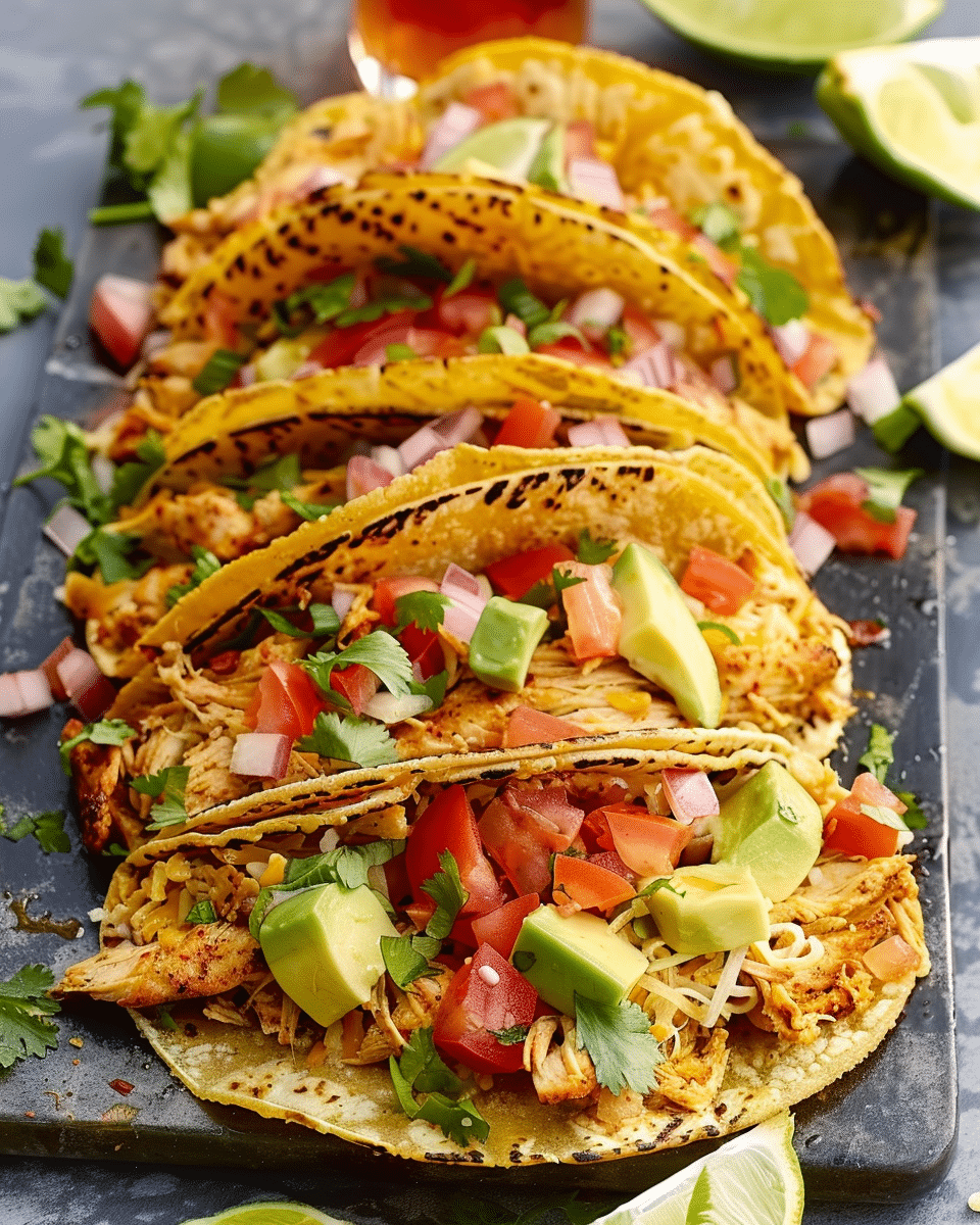 Baked Chicken Tacos