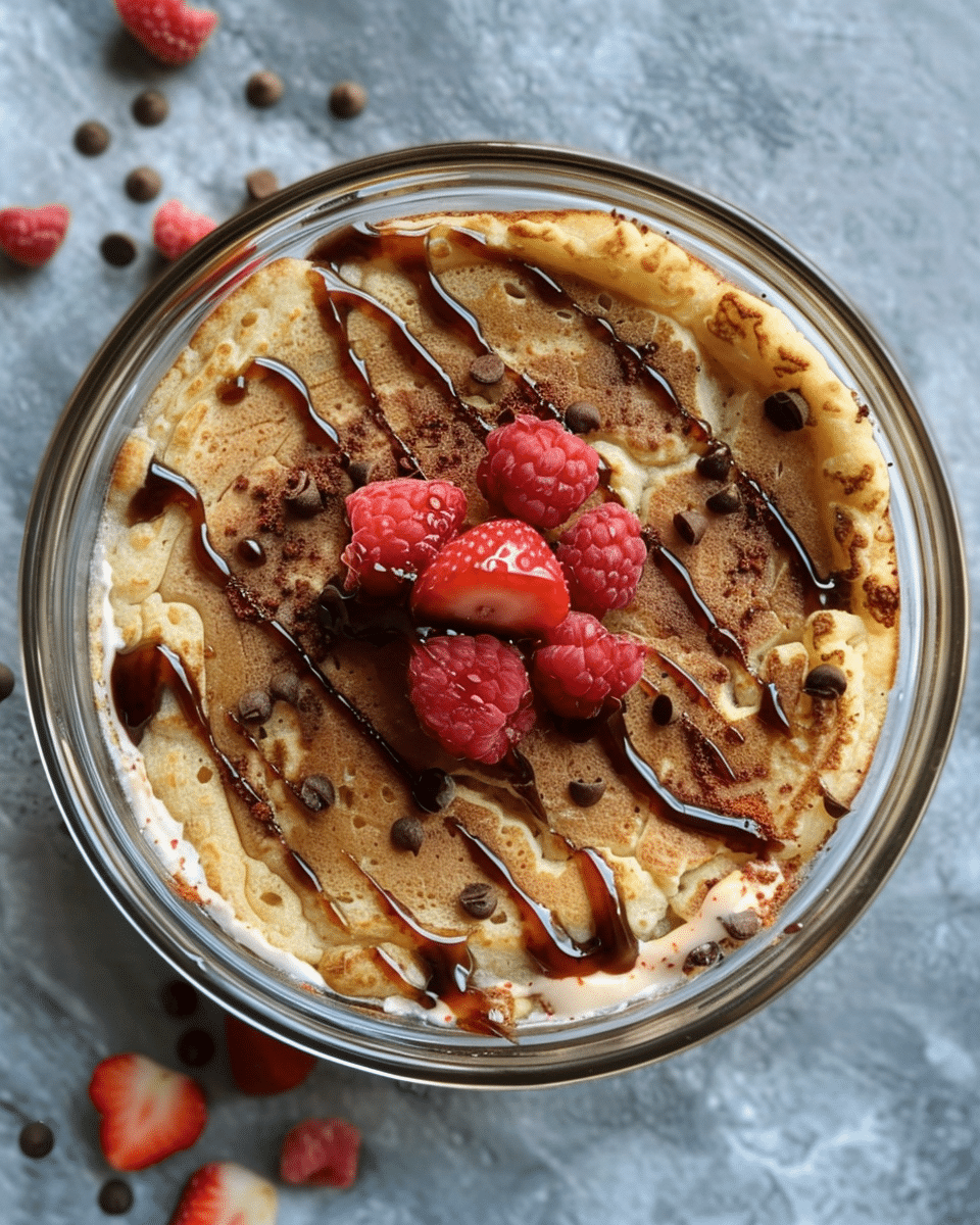 Baked Protein Pancake Bowls