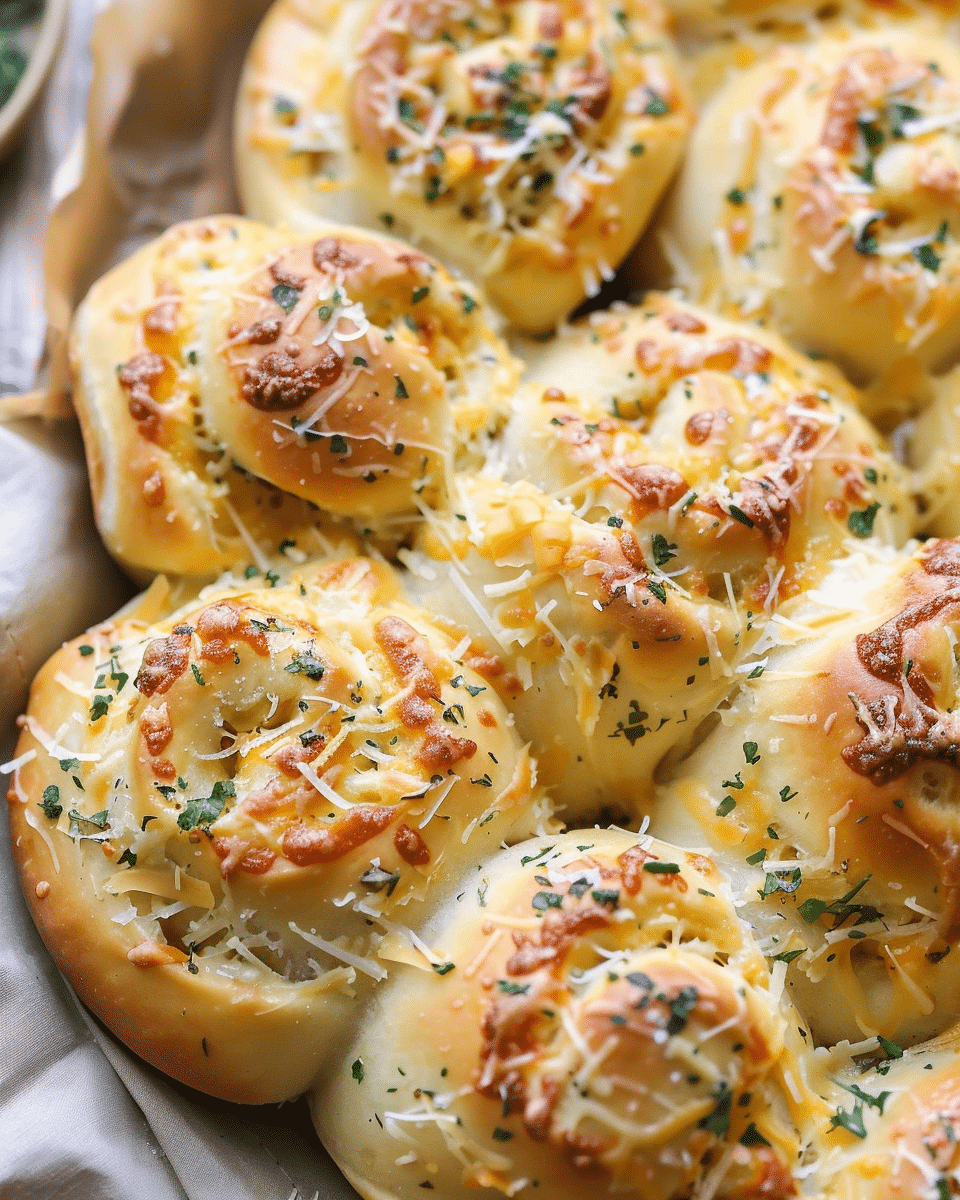 Buttery Cheese Garlic Rolls