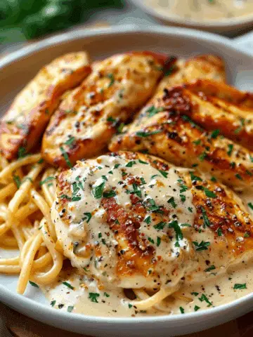 Chicken Fillet in Spicy Creamy Garlic Parmesan Sauce