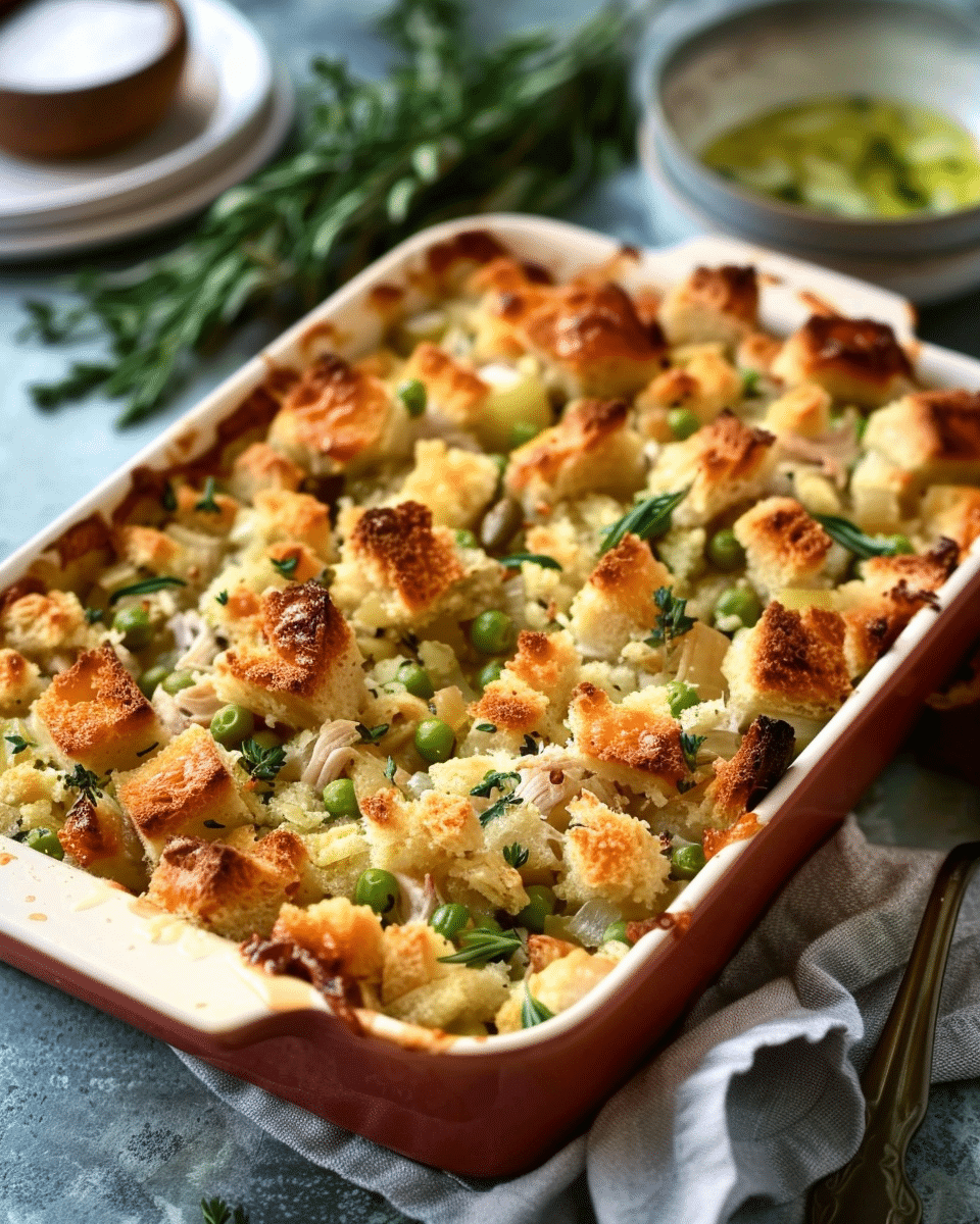Chicken Stuffing Bake