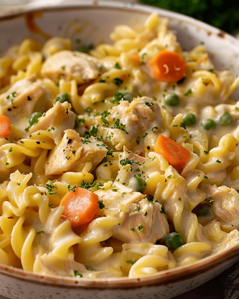 Creamy Chicken Pot Pie Pasta