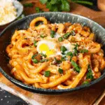 Creamy Gochujang Udon Noodles
