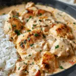 Creamy Smothered Chicken and Rice