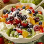 Creamy Yogurt Honey Fruit Salad