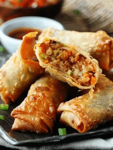 Crispy Baked Vegetable Egg Rolls