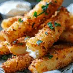 Crispy Hungarian Potato Cheese Sticks