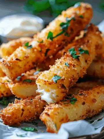 Crispy Hungarian Potato Cheese Sticks