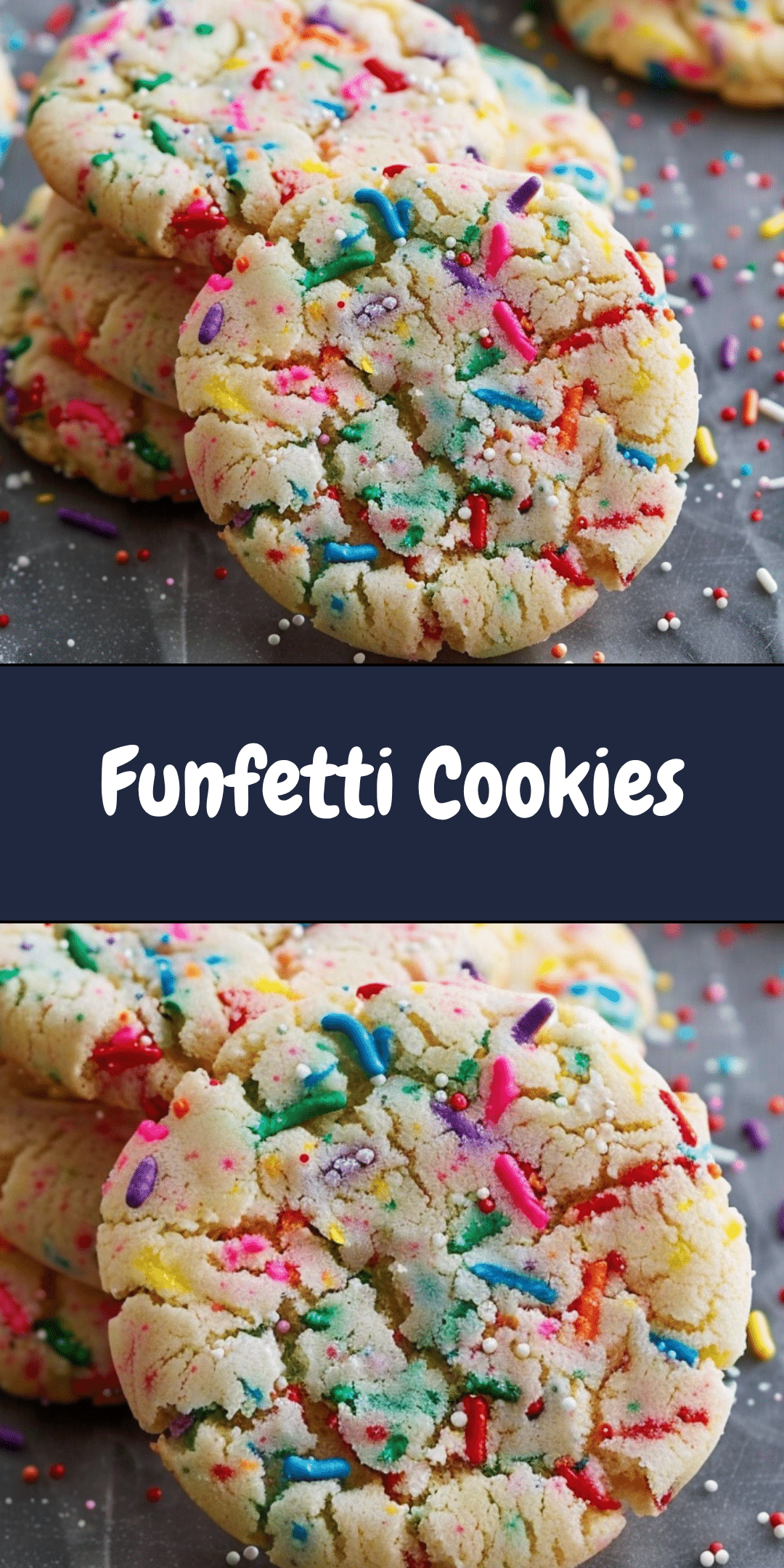 Funretti Funfetti Cookies | Cheryl's Cooking