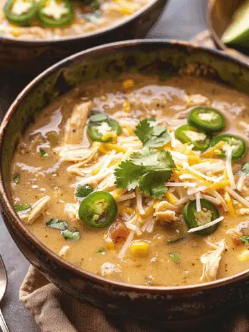 Green Chile Chicken Enchilada Soup
