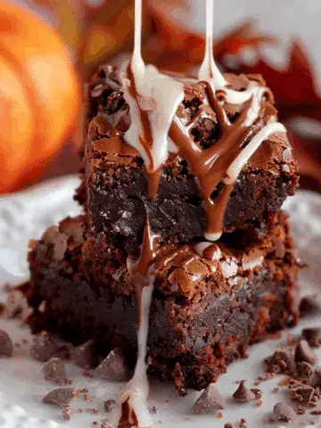 Healthy Pumpkin Brownies