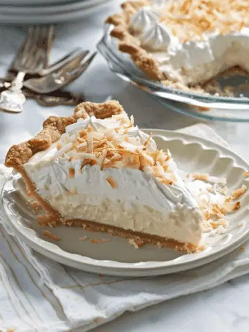 Homemade Coconut Cream Pie