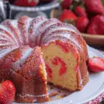 Homemade Strawberry Cream Cheese Pound Cake