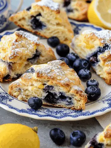 Lemon Blueberry Scones