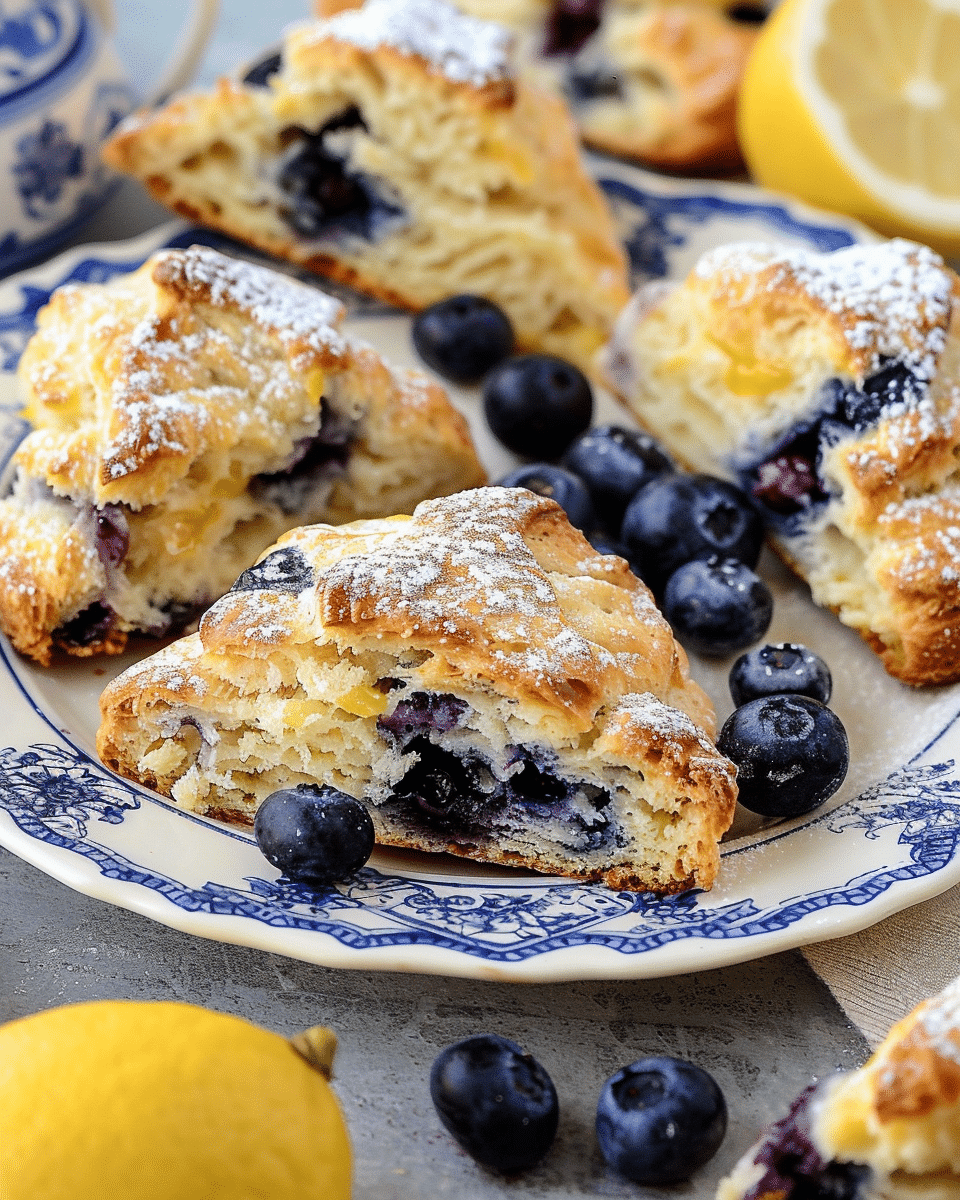 Lemon Blueberry Scones