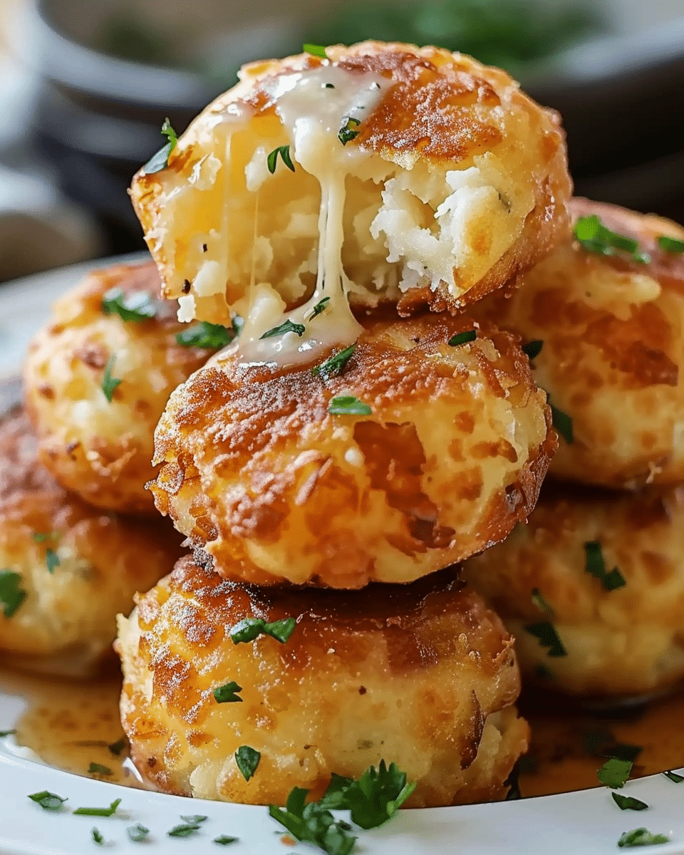 Mashed Potato Cheese Puffs