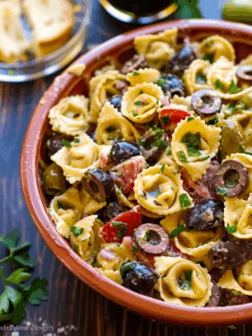 Olive Tortellini Pasta Salad