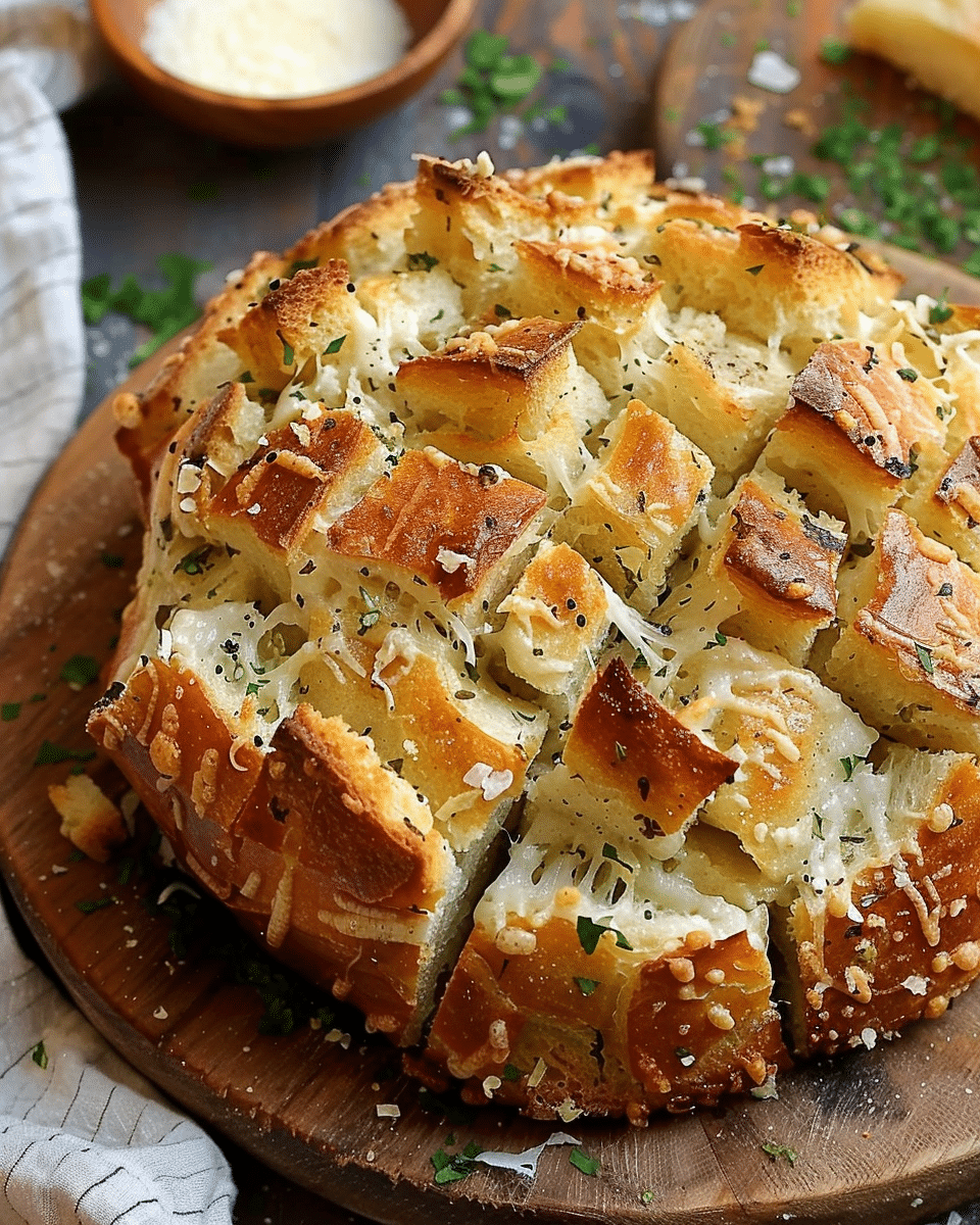 Pull Apart Garlic Bread