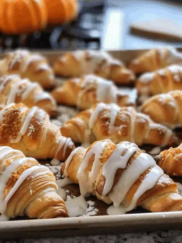 Pumpkin Pie Crescents