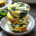 Quick & Healthy Egg Muffins with Spinach & Feta