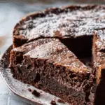 Rich Chocolate Almond Ricotta Cake