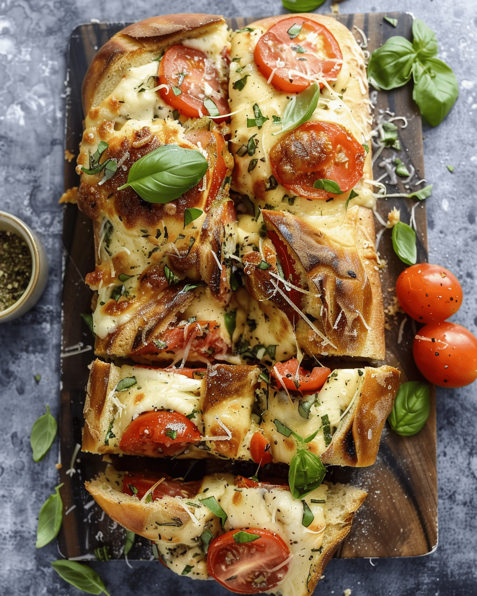 Savory Caprese Bread