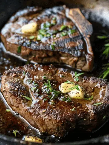 Simple Garlic Butter Pan-Seared Steak