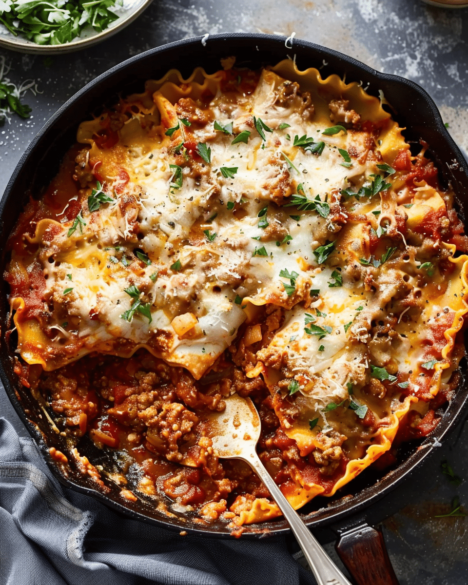 Skillet Lasagna