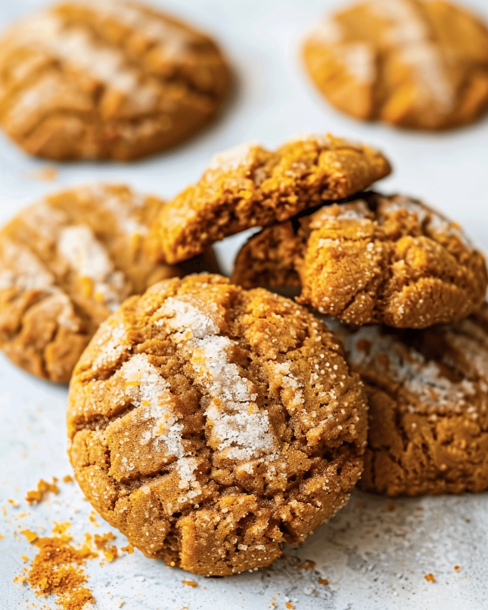 Soft Pumpkin Spice Cookies