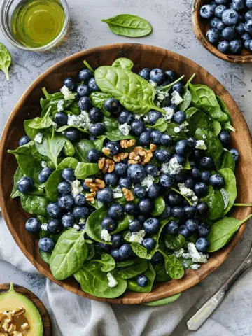 Spinach Blueberry Salad