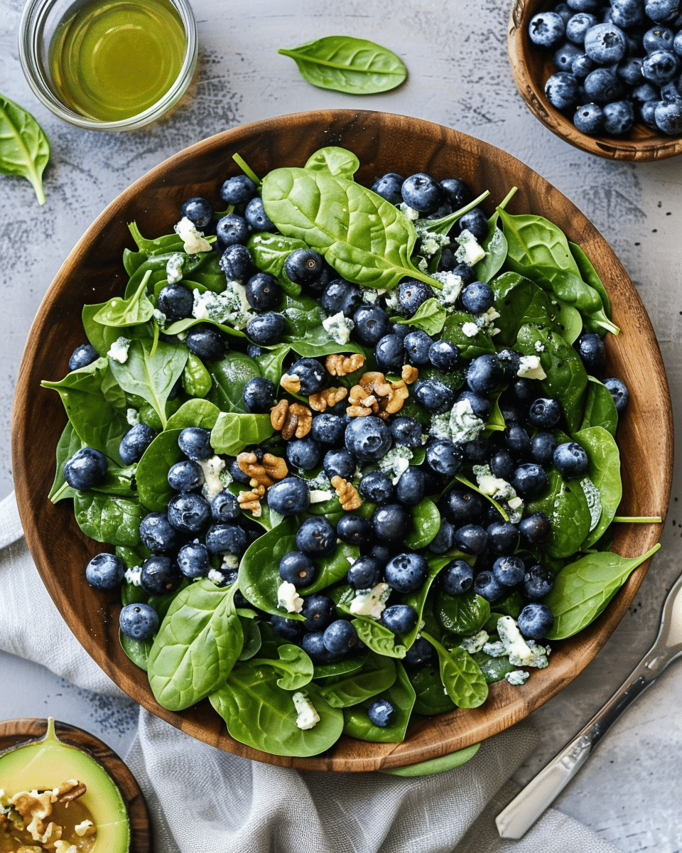 Spinach Blueberry Salad