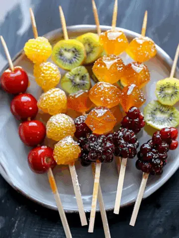 Tanghulu (Chinese Candied Fruit Skewers)