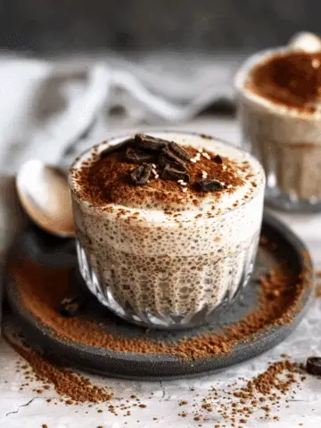 Tiramisu Chia Seed Pudding