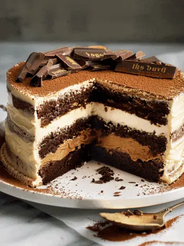 Tiramisu Chocolate Layer Cake