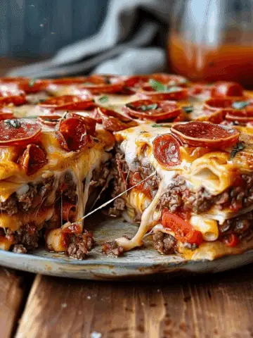 Ultimate Stuffed Layered Pizza Pie