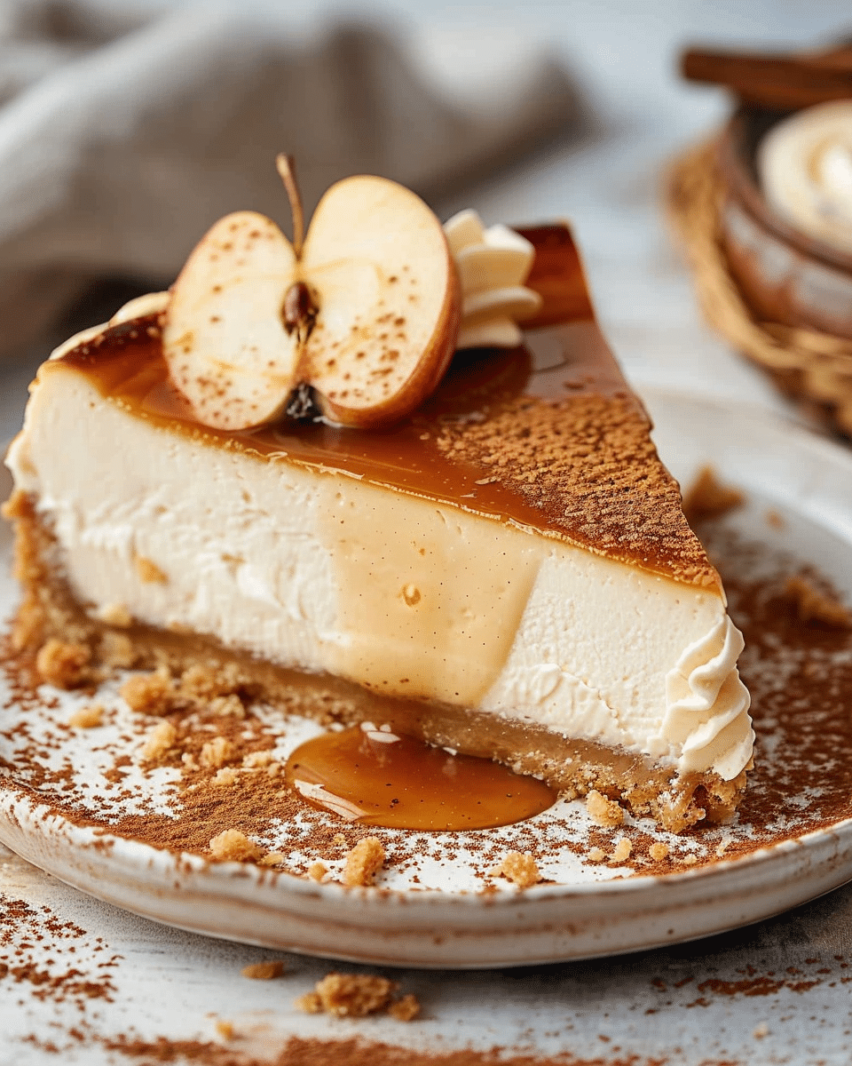 Apple Cider Cheesecake