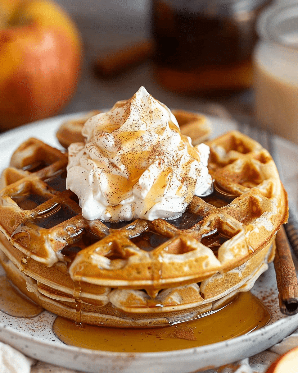 Apple Cinnamon Waffles