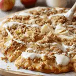 Apple Crisp Pizza Dessert