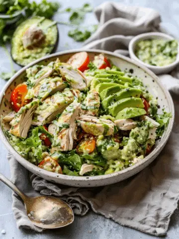 Avocado Chicken Salad (No Mayo)