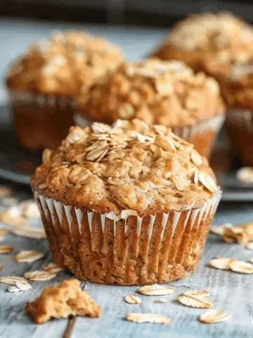 Banana Oatmeal Muffins