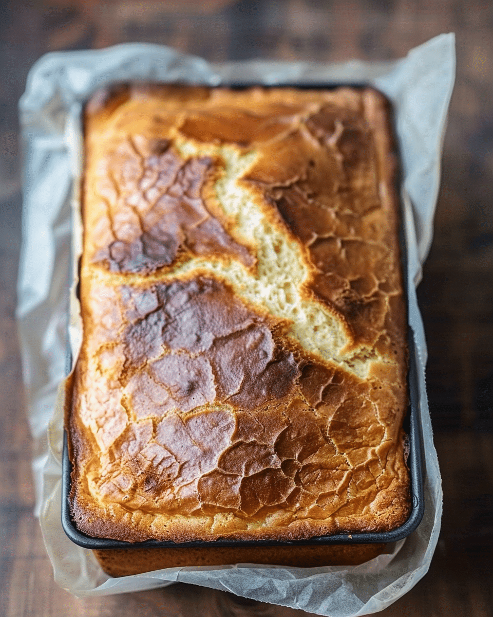 Basque Cheesecake in a Loaf Pan