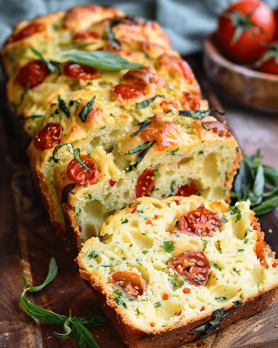 Caprese Quick Bread